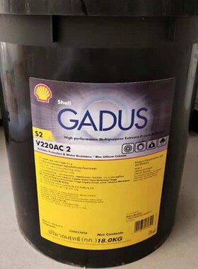 壳牌佳度Gadus S2 V220/1000AD 1 2 3 00号1.5二硫化钼润滑脂18KG