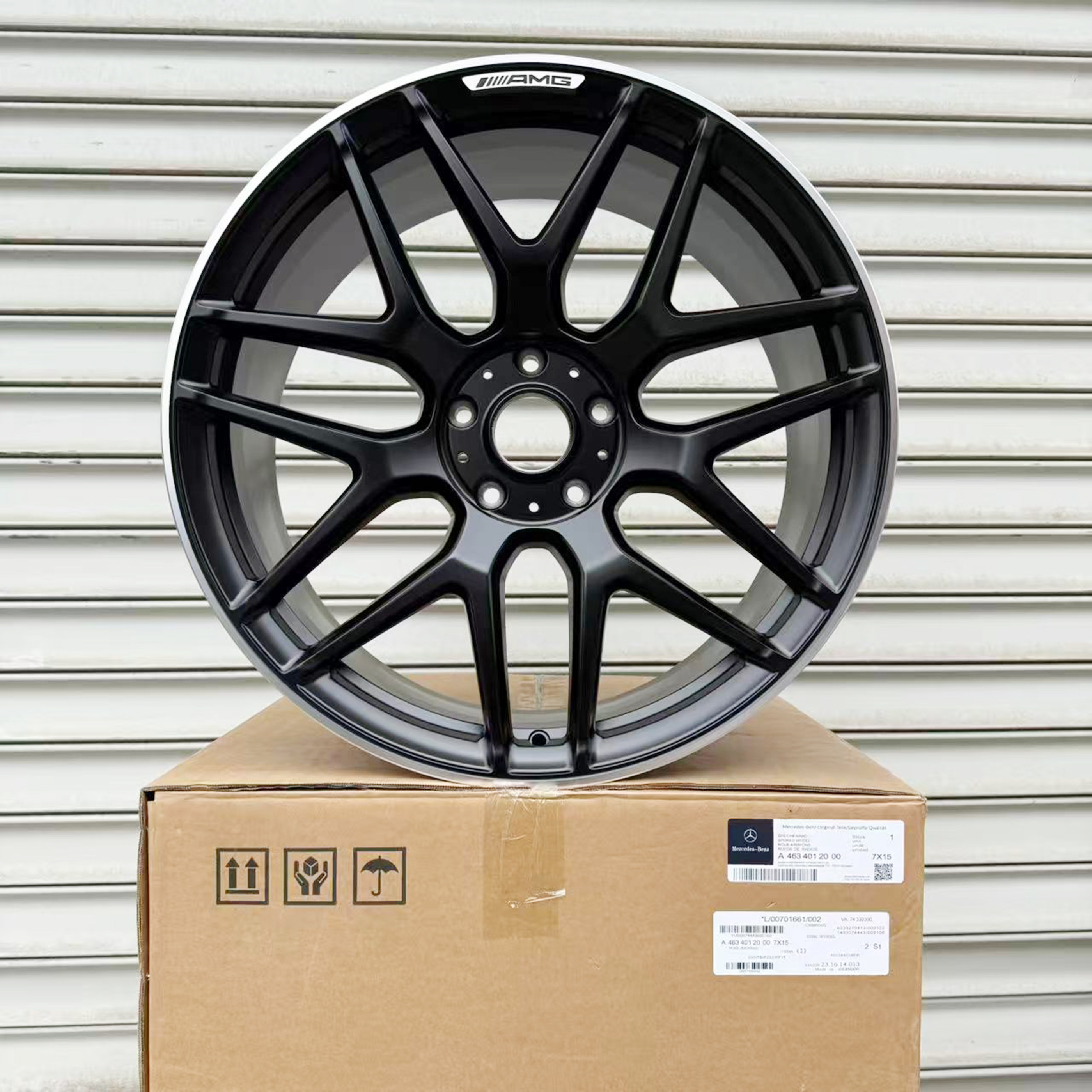 适用22寸奔驰g63轮毂20寸原厂原装进口全新原厂改装g350g500g63