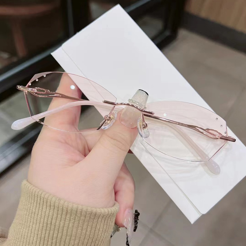 近视眼镜超轻纯钛女防蓝光