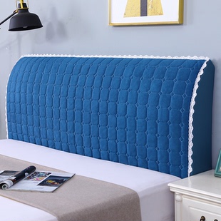 床头套罩全包北欧风格 夹棉加绒床靠背防尘保护套罩可拆洗布艺 新款