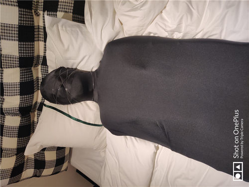 Kigurumi莱卡全包紧身衣木乃伊造型COS连体衣内带束手袋束缚捆绑