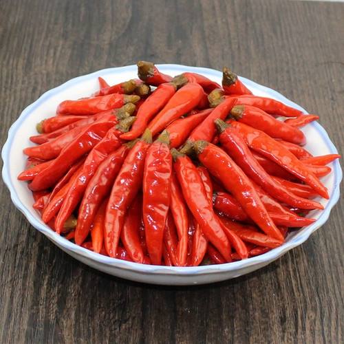 四川自贡泡椒红小米辣椒泡菜豆角