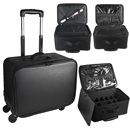 加高大容量拉杆化妆箱美甲纹绣美发拉杆收纳箱彩妆跟妆师工具箱