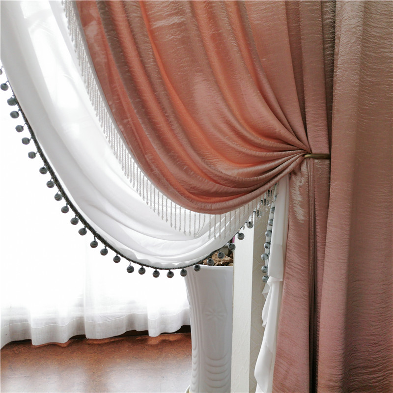 流光丝缎】点睛欧式复古轻奢法式半遮光仿真丝慕斯缎面客厅窗帘,居家布艺,定制窗帘,淘宝优惠券,粉丝福利购,淘宝优惠卷