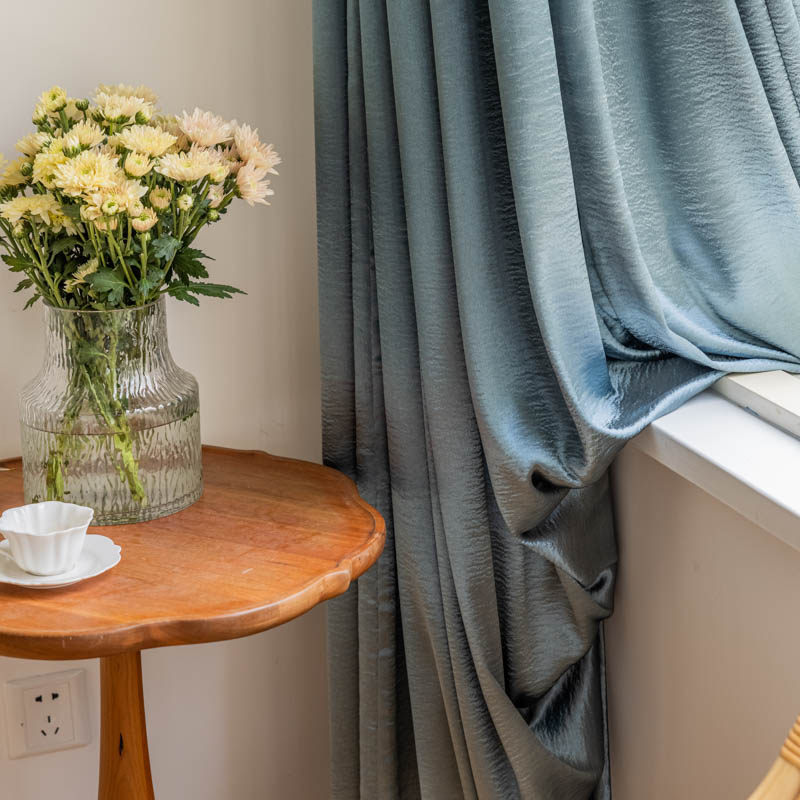 流光】点睛定制复古轻奢法式新中式国风半遮光仿真丝慕斯缎面客厅,居家布艺,定制窗帘,淘宝优惠券,粉丝福利购,淘宝优惠卷