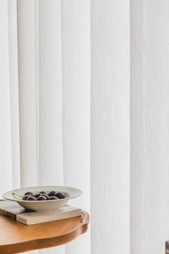 法式浮雕纱现代简约浪漫唯美透光不透人客厅阳台轻奢纯色印花窗纱,居家布艺,定制窗帘,淘宝优惠券,粉丝福利购,淘宝优惠卷