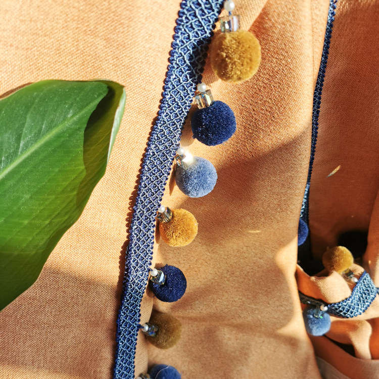 【甘柿】点睛专业成品定制窗帘  亚麻简约现代美式撞色加厚全遮光,居家布艺,定制窗帘,淘宝优惠券,粉丝福利购,淘宝优惠卷