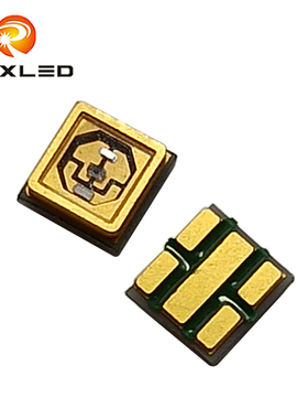 LED4脚双色温UVC275NM+405NM空气净化器净水器加制冰机紫外线灯珠