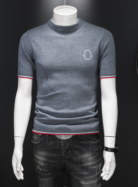 2025新款男装提花毛衣羊毛衫圆领针织衫打底衫2519p125长期货