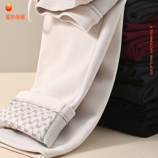 光变科技防风羊绒羽绒裤女外穿加厚冬季新款白鸭绒窄版防寒保暖裤