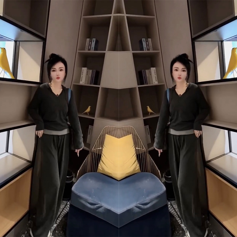 网红爆款慵懒风休闲运动套装女长袖连帽上衣+打底背心+宽松阔腿裤