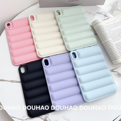 适用于iPadMini6平板保护套 肤感 磨砂 羽绒服 Air6 5 4 10.9寸 软壳 Pro11寸 2024 糖果色 iPad 10 9 8 7