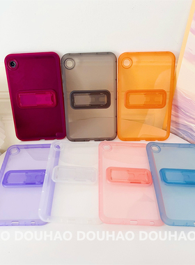 适用于三星TabA9平板保护套带支架透明气囊A11/A8/A9+软壳A7Lite全包防摔轻奢简约日韩ins风