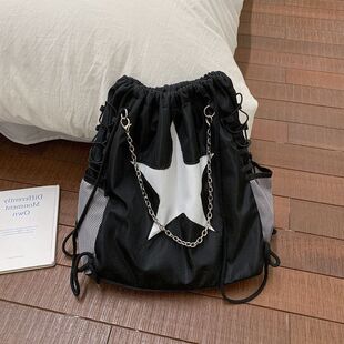 通勤2026休闲上课包大容量包尼龙布双肩包女式百搭大学生后背新款