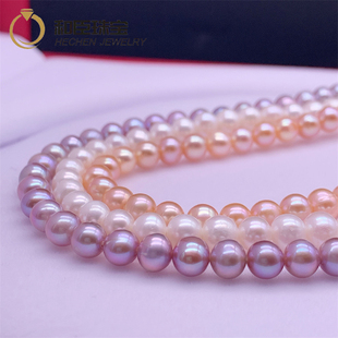 6mm珍珠项链 天然淡水5 送妈妈送婆婆 假一赔十近正圆 正品