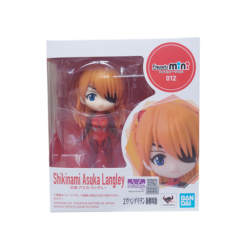 万代 figuarts mini 新世纪福音战士 eva 明日香 q版 可动 手办