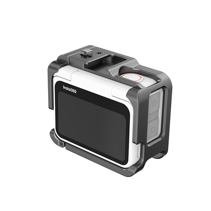 影石Insta 360 Go3/Go3S相机金属兔笼防护双冷靴边框横竖拍保护壳