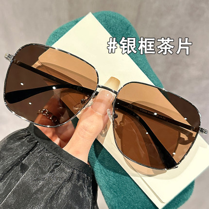 大框男士墨镜2025新款古天乐同款开车茶色太阳眼镜高级感防紫外线