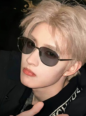复古潮老钱风粉色墨镜男女款2026新款高级感防紫外线偏光太阳眼镜