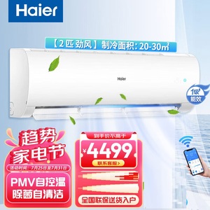 Haier/海尔 KFR-50GW/24PAA81U1新一级能效2匹变频冷暖空调挂机