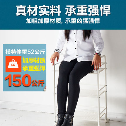 火锅店酒店餐厅厨房置物架收纳架落地金属小推车多层放菜架子包邮