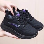 老北京布鞋 女棉鞋 中老年人加绒保暖面包休闲鞋 冬季 防滑软底妈妈鞋