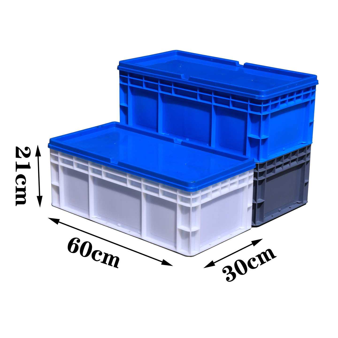 加厚塑料箱长方形胶框物流箱子储物盒收纳盒子胶箱60*30*21,收纳整理,收纳箱,淘宝优惠券,粉丝福利购,淘宝优惠卷