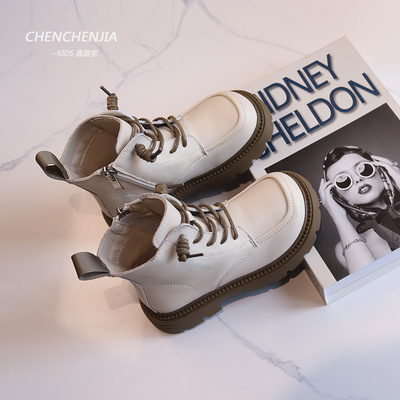 马丁靴女童男童儿童秋冬季童鞋