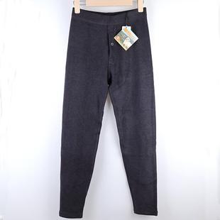 万邦狐保暖裤男羊绒600加绒加厚护膝护腰蚕丝羊毛贴片冬棉裤6407