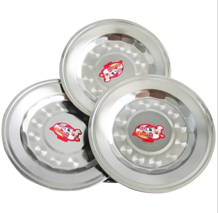 不锈钢新款1个快餐馆圆盘