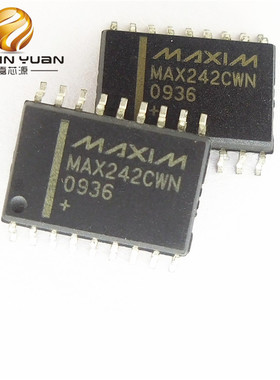 MAX242CWN SOP-18贴片 接口驱动收发器 IC芯片 全新原装现货