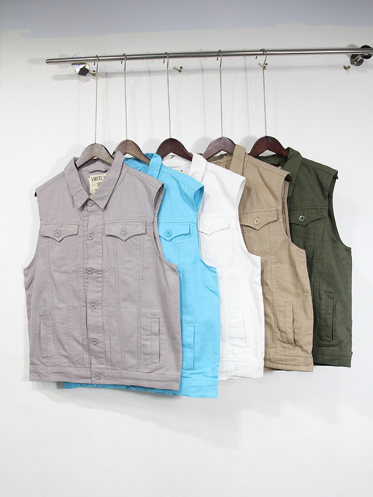 钓鱼春秋季多口袋工装马甲外贸