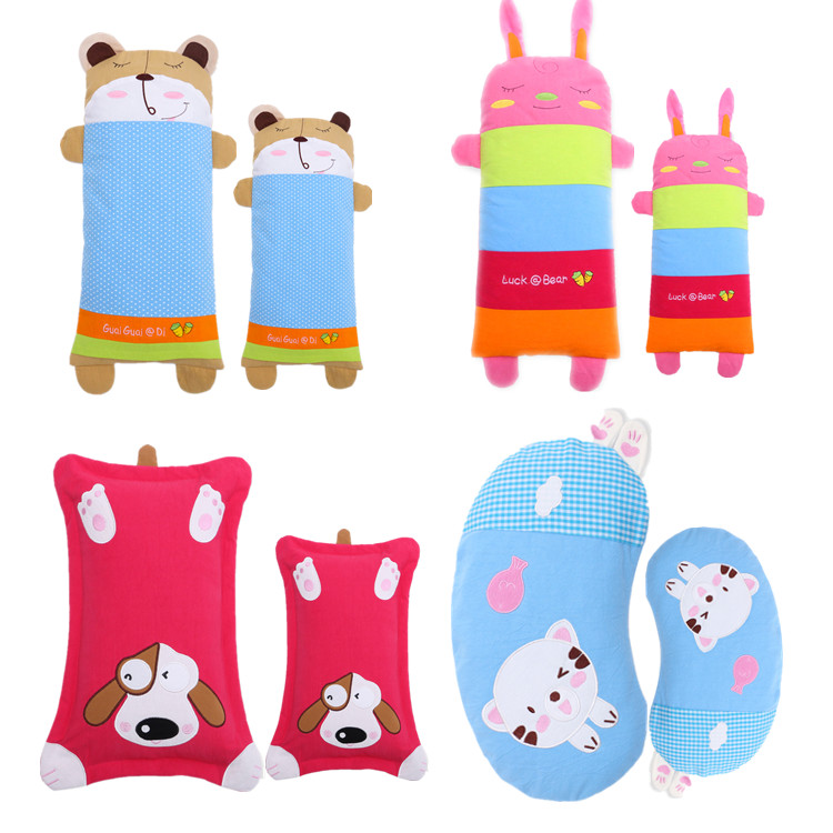 儿童枕头荞麦枕芯纯棉宝宝午睡枕