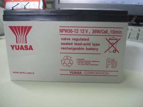YUASA汤浅YUASA NPW36-12 12V36W/CELL 10MIN蓄电池NPW36-12
