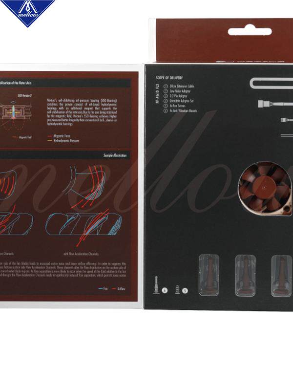 MELLOW NOCTUA FAN NF-A4X10 FLX 12V PREMIUM SILENT COOLING FAN 4010 3PIN
