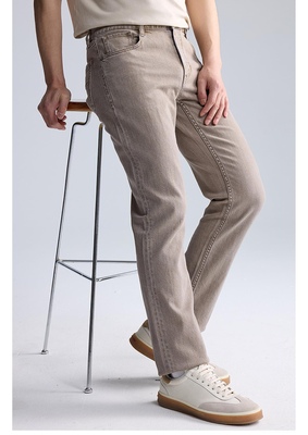 2025秋冬 利牌A5QNZ01401牛仔裤中腰修身小脚弹力长裤88码数