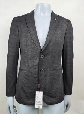 2025春秋 利牌G2CDX041SA男黑色薄款修身西服外套潮流休单西165