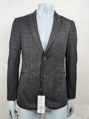 2025春秋 利牌G2CDX041SA男黑色薄款修身西服外套潮流休单西165