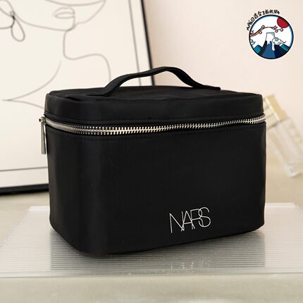 NARS娜斯黑色手提化妆包 纳斯新款专柜赠品 便携化妆品收纳箱