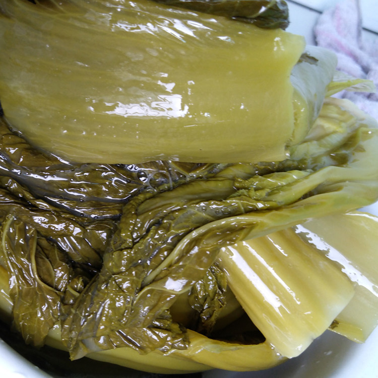 贵州特产 毕节农家自制手法 老坛子酸菜 青菜酸 无盐酸菜 清爽酸