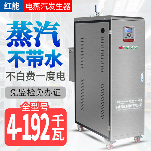 【新国标】乐山红能电加热蒸汽发生器工业商用蒸汽机电蒸汽锅炉