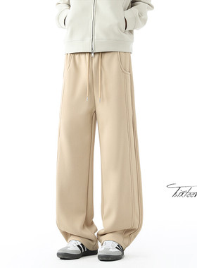 男装休闲裤其它（服饰）宽松弯刀裤中腰3XL2XL4XLXL5XLML青春活力