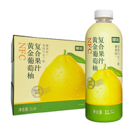 哪吒NFC黄金葡萄柚复合果汁鲜果榨取 1L*6瓶