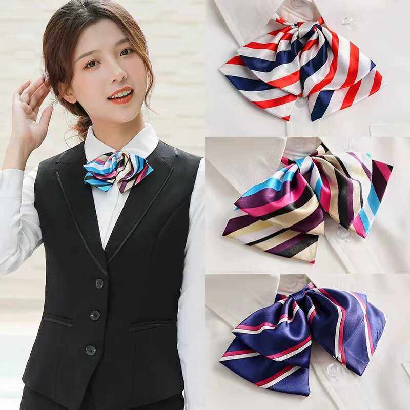 职业领花银行空姐商务工装工作服领结
