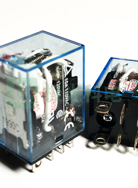 全新国产供应小型功率电磁中间继电器LY2N-J-24VMY2N-J-12V 220V