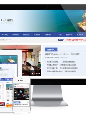 响应式行业协会部门单位类公司企业网站建设（正版授权模板源码）