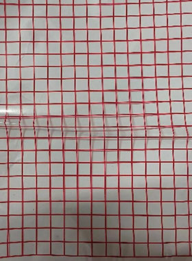 上海三年级数学课本配套纸质材料塑料表格3年级上下红色透明方格纸沪教本教材教科书配套红格纸