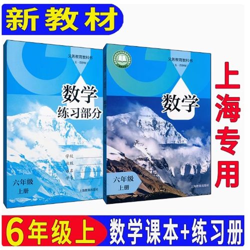 上海六年级数学上下册课本教材