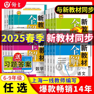 新教材全解六七八九年级上册下册