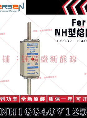 法国ferraz shawmut熔断器 NH1GG40V35/V50/V63/V80/V100/V125/V1